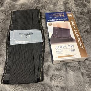 Copper Fit Elite Back Support With Air Flow Back Brace One Size
